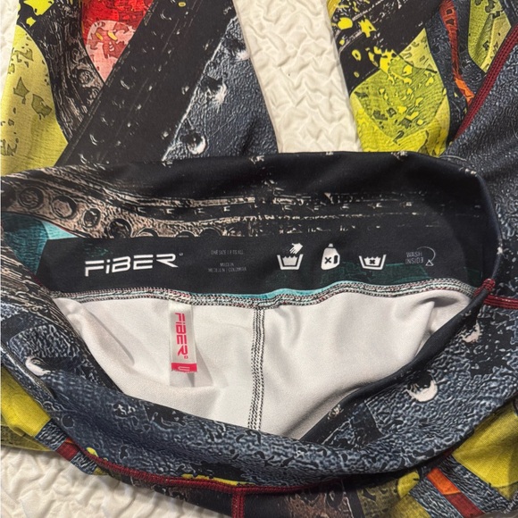 Colorful abstract leggings. One size fits most. - Picture 9 of 12